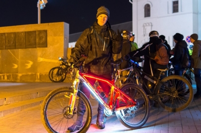 Велосветлячки в Казани 2015